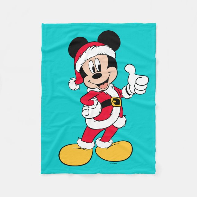 Couverture Polaire Mickey Mouse | Équipement du Père Noël (Devant)