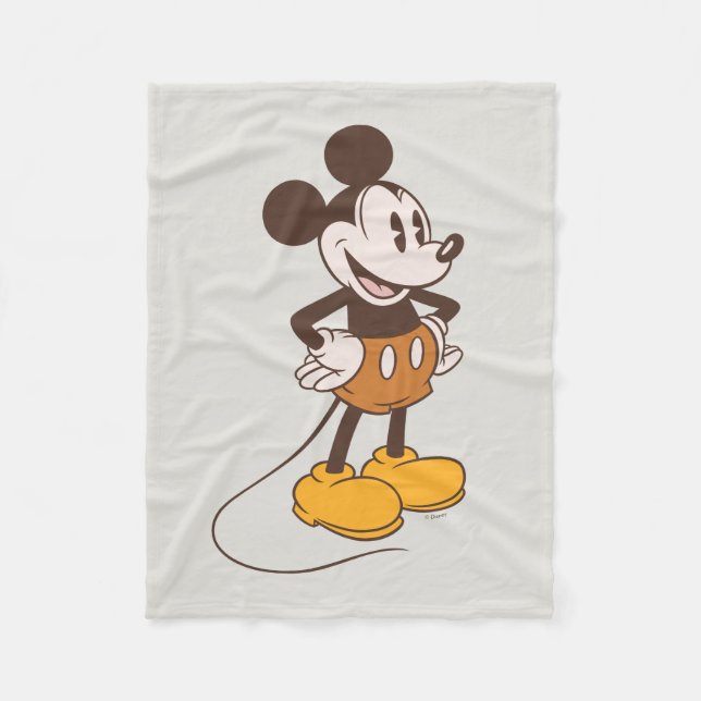 Couverture Polaire Mickey Mouse | Mickey Vintage (Devant)