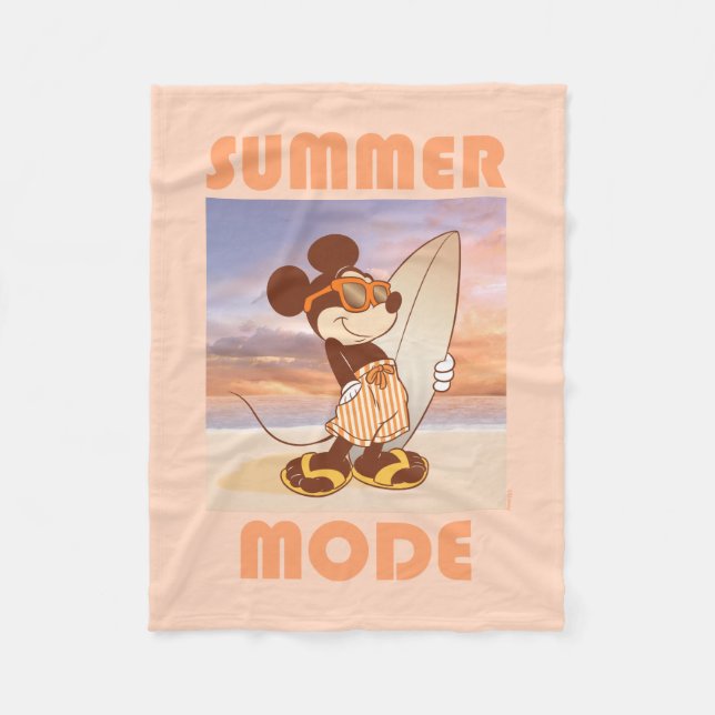 Couverture Polaire Mickey Mouse | Mode été plage (Devant)