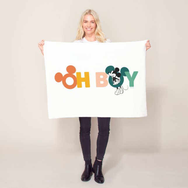Couverture Polaire Mickey Mouse | Oh Garçon (En situation)