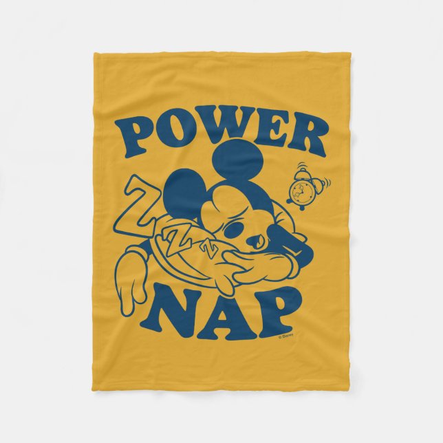 Couverture Polaire Mickey Mouse Power Nap (Devant)