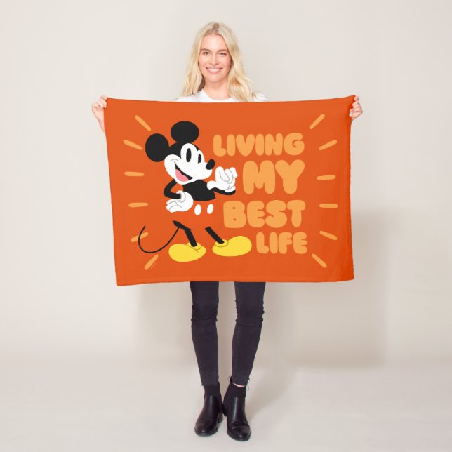 Couverture Polaire Mickey Mouse | Vivre ma vie meilleure (En situation)