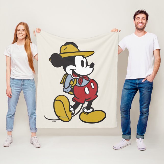 Couverture Polaire Mickey Souris| Mickey extérieur (En situation)
