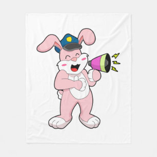 Couverture Polaire Microphone de l'officier de police de Rabbit