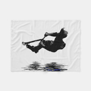 Couverture Polaire Midair Stunts - Scooter Rider Fleece Blanche