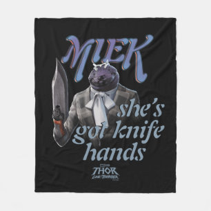 Couverture Polaire Miek - Elle a des mains couteaux