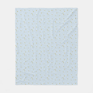 Couverture Polaire Miel Bee Wagging Dance Blue
