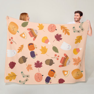 Couverture Polaire Mignon Automne