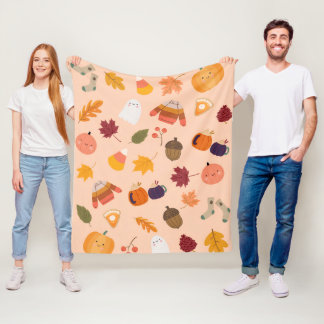 Couverture Polaire Mignon Automne