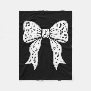 Couverture Polaire Mignonne coquette notes de musique professeur de m
