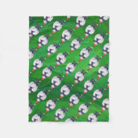 Mignonne mouton à Santa Chapeau sur vert
