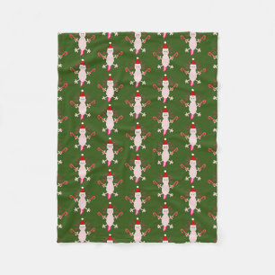 Couverture Polaire Mignons Axolotl de Noël
