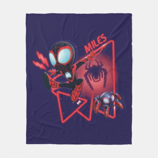 Couverture Polaire Miles et TWIST-E Glow Webs Glow (Devant)