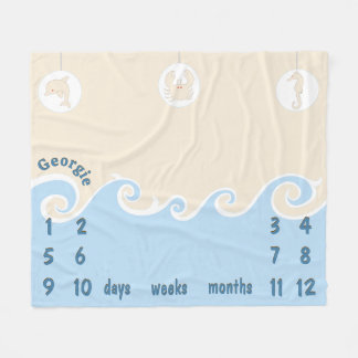 Couverture Polaire Milestone Ocean Mobile Baby
