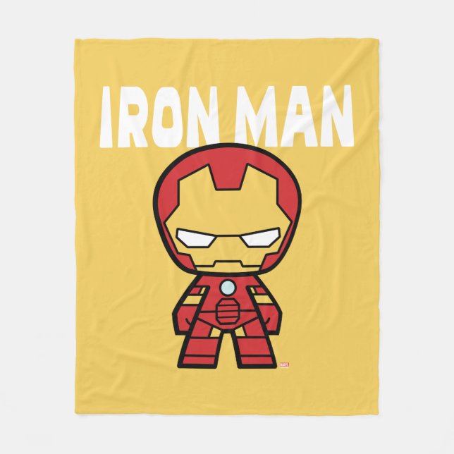 Couverture Polaire Mini Iron Man Mignon (Devant)
