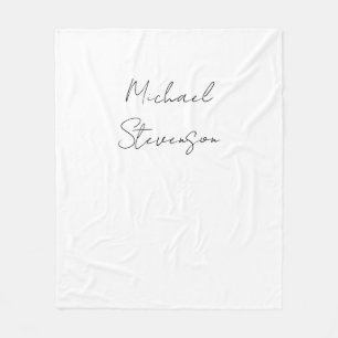Couverture Polaire Mini minimaliste noir noir tendance