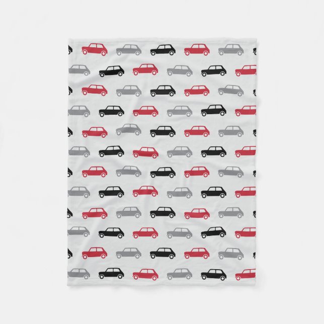 Couverture Polaire Mini tonneliers sur l'aller - rouge et noir - (Devant)