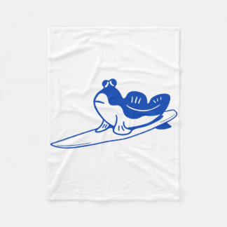 Couverture Polaire Minimalist Design For Surfers. Mudskipper Is Surfi