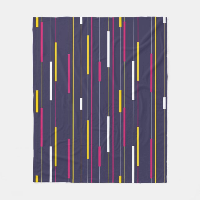 Couverture Polaire Minimalist Modern Stripes (Devant)