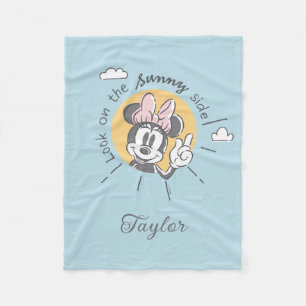 Couverture Polaire Minnie Mouse   Côté soleil   Ajouter Votre Nom
