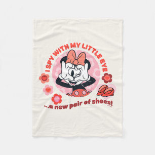 Couverture Polaire Minnie Mouse Je vois avec mon petit œil…