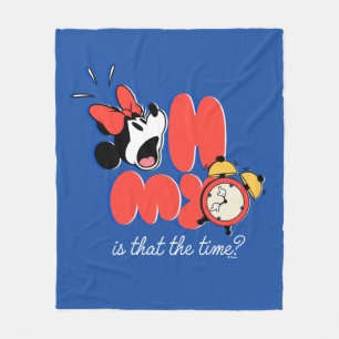 Couverture Polaire Minnie Mouse Oh Mon Dieu C'est L'Heure