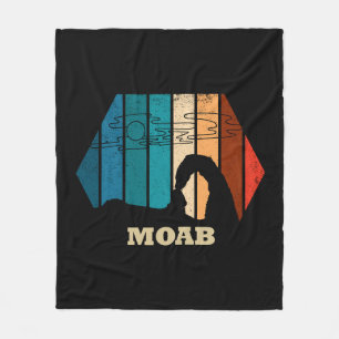 Couverture Polaire Moab Vintage - Utah - Parc national des Arches