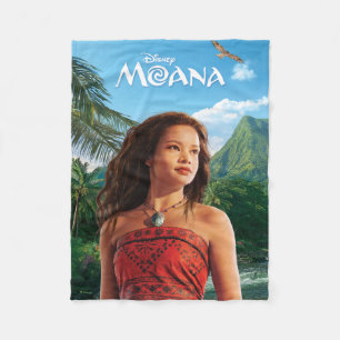 Couverture Polaire Moana Aventure Cinématique en Live Action Portrait