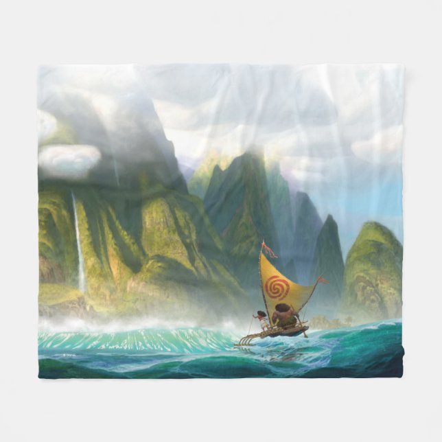 Couverture Polaire Moana | Découvrez l'Océanie (Devant (Horizontal))