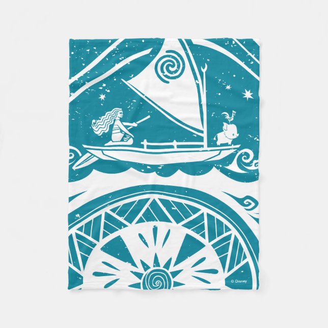 Couverture Polaire Moana | Lecteur d'étoiles (Devant)