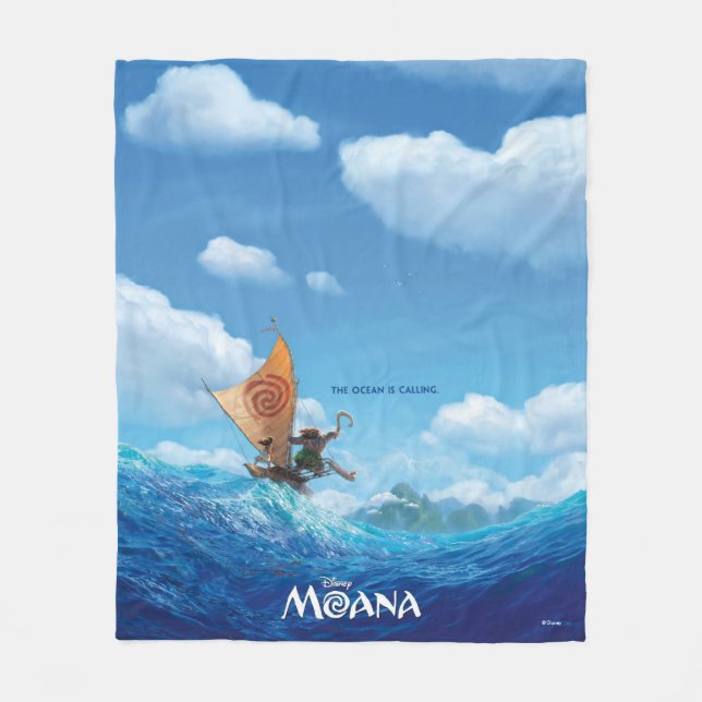 Couverture Polaire Moana| L'Océan Appelle (Devant)