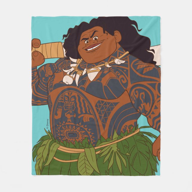 Couverture Polaire Moana | Maui - Hook A Le Pouvoir (Devant)