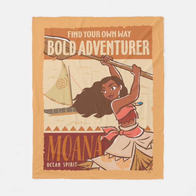 Couverture Polaire Moana| Ocean Spirit (Devant)