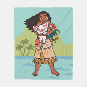 Couverture Polaire Moana Pua & Heihei - Voyageurs