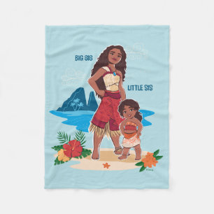 Couverture Polaire Moana & Simea : Big Sis Little Sis