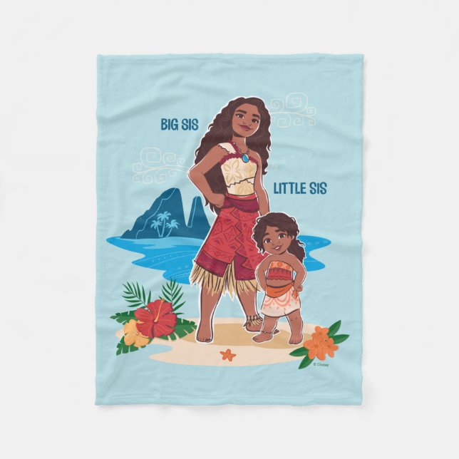 Couverture Polaire Moana & Simea : Big Sis Little Sis (Devant)
