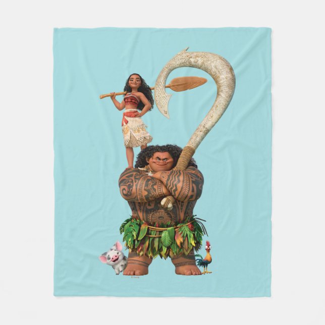 Couverture Polaire Moana | True To Your Heart (Devant)