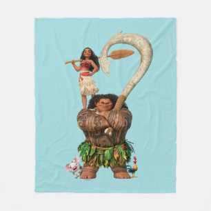 Couverture Polaire Moana  Vrai à ton coeur