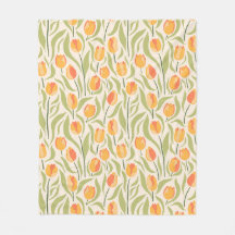 Modèle floral avec tulipes