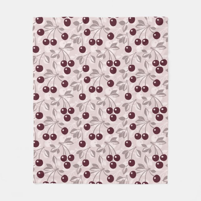 Couverture Polaire Modelez avec les cerises 2 (Devant)