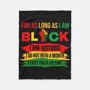 Couverture Polaire Mois de l'histoire des Noirs tant que je suis fier