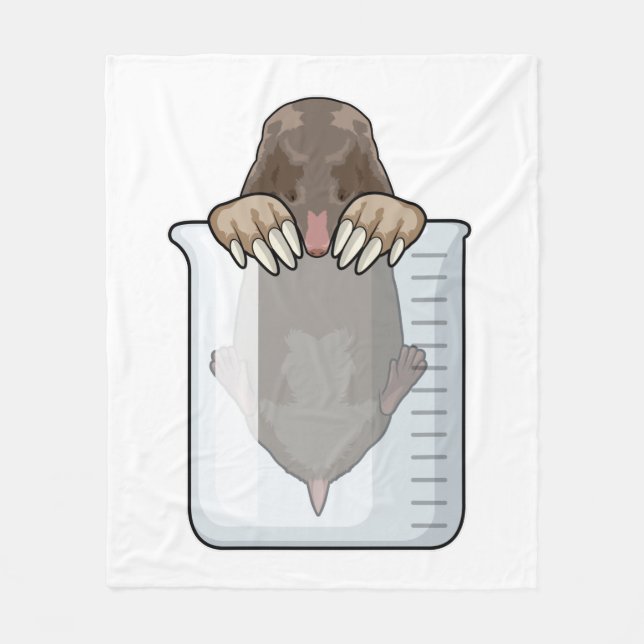 Couverture Polaire Mole avec tasse de mesure (Devant)
