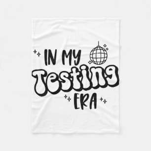 Couverture Polaire Mon âge de test Funny State Testing Day Teacher Te