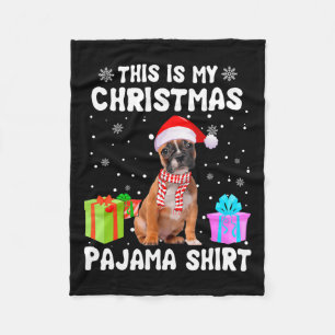 Couverture Polaire Mon Chien de Noël Chien de Chien de Chien Pajama C