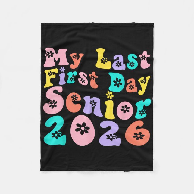 Couverture Polaire Mon Dernier Premier Jour Senior 2026 Retour À L'Id (Devant)