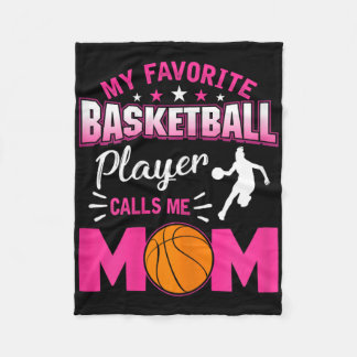 Couverture Polaire Mon Joueur Bysketbyll Favori M'Appelle Maman 3