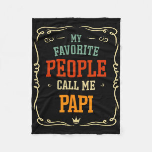 Couverture Polaire Mon peuple favori m'appelle Papi Père &#; s Jour