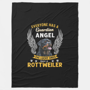 Couverture Polaire mon rottweiler est un cadeau d'ange gardien qui ai