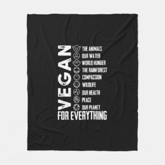 Couverture Polaire monde vegan jour heureux monde vegan jour-le futur