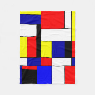 Couverture Polaire Mondrian #42